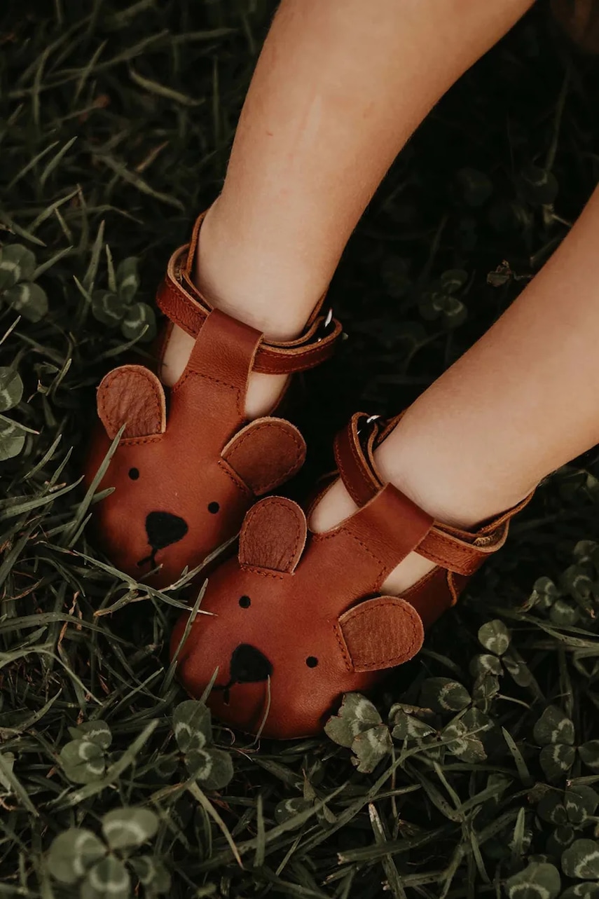 Donsje  Kojenecké kožené boty  Spark Classic Shoes Bear