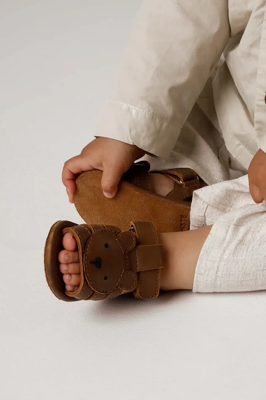 Donsje  Kojenecké kožené sandály  Diedan Sandals Bear