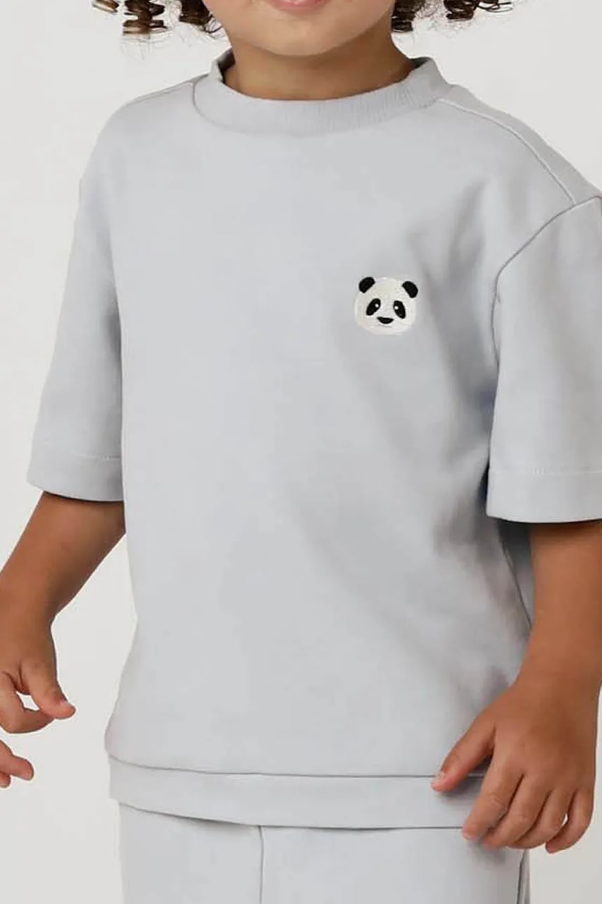 Donsje  Kojenecké tričko  Jarne T-shirt Panda
