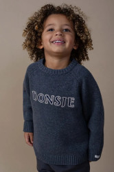 Donsje  svetr dětský z merino vlny Fionn Merino Wool Sweater