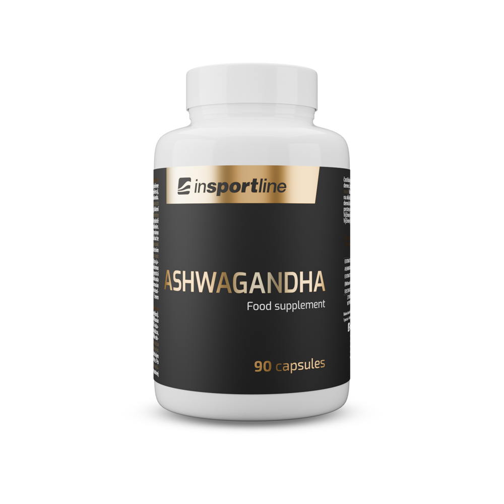 Doplněk stravy inSPORTline Ashwaganda, 90 kapslí