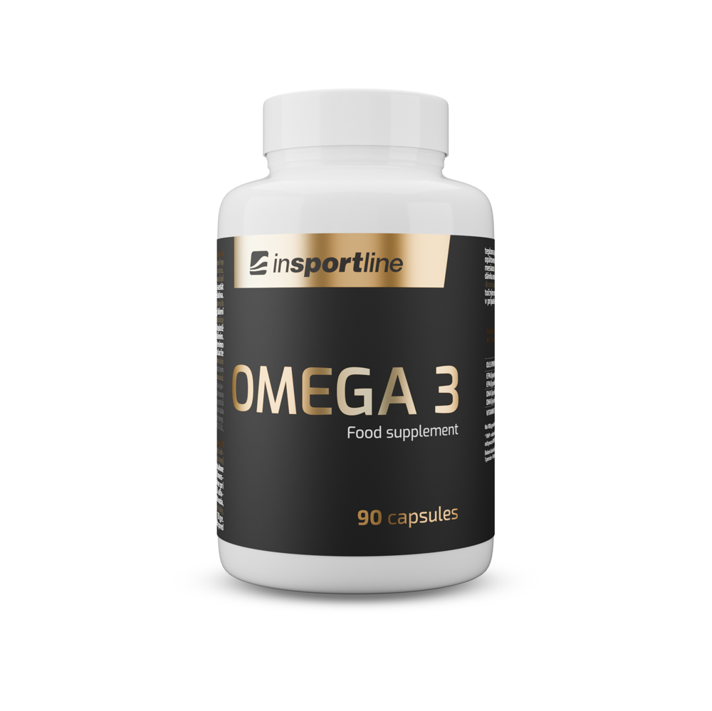 Doplněk stravy inSPORTline Omega 3, 90 kapslí