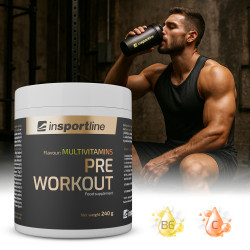 Doplněk stravy inSPORTline Pre Workout 240g multivitamin
