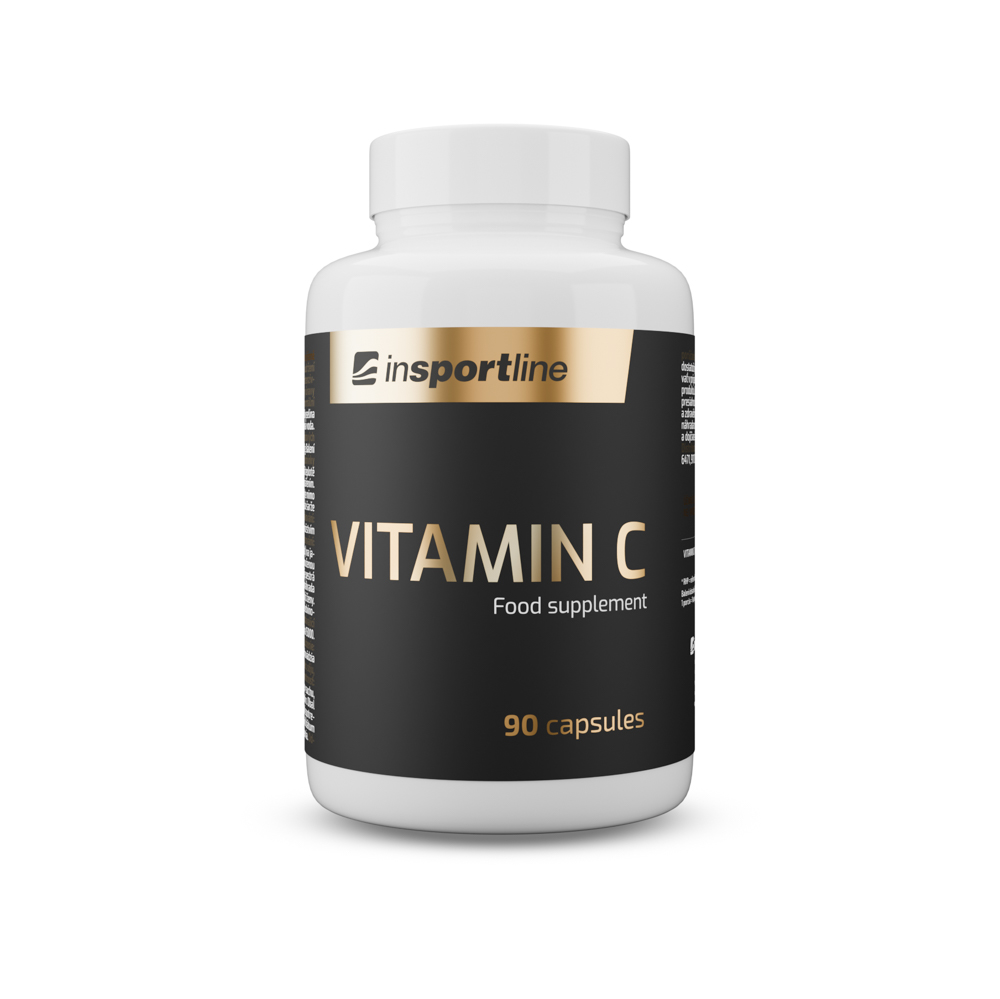 Doplněk stravy inSPORTline Vitamin C, 90 kapslí