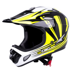 Downhill přilba W-TEC FS-605 Allride Yellow Graphic XL (61-62)