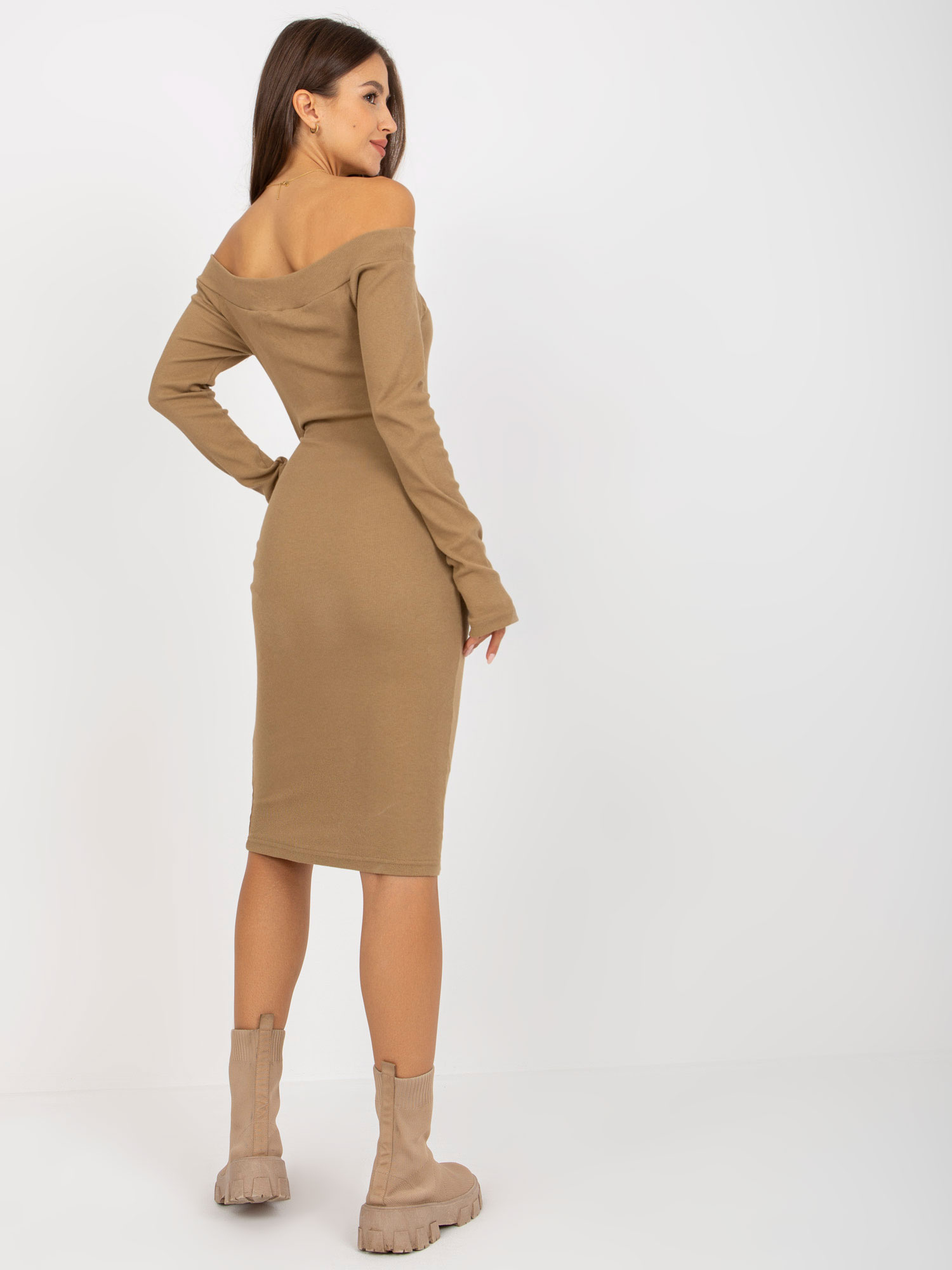 Dress-EM-SK-674.26P-dark beige