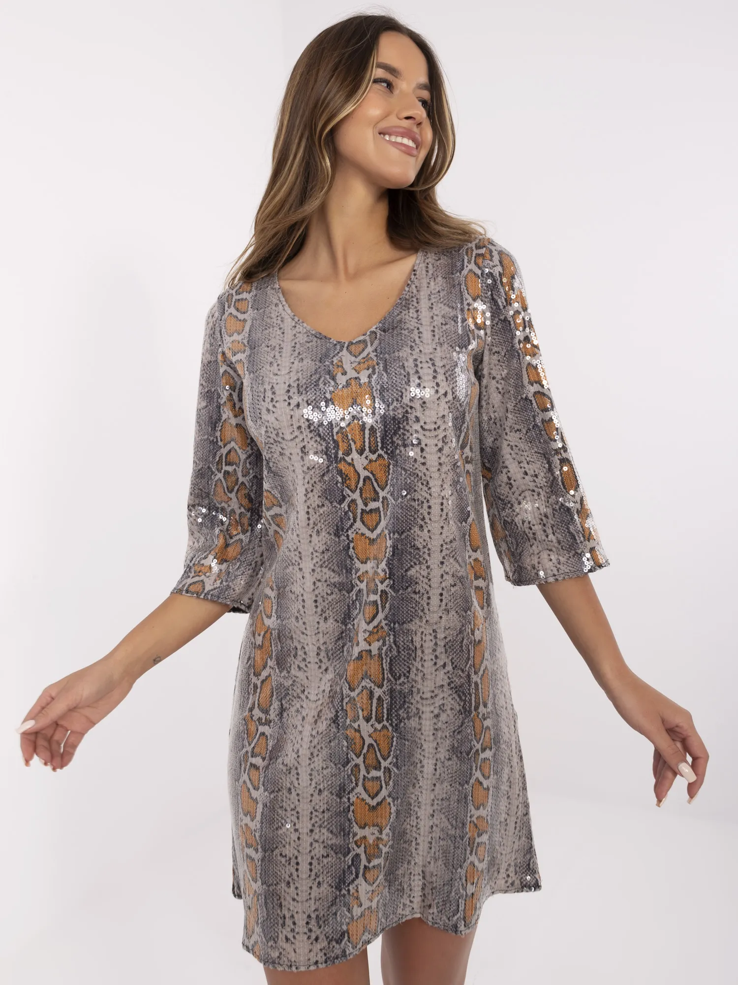 Dress-LK-SK-509940.55-dark beige