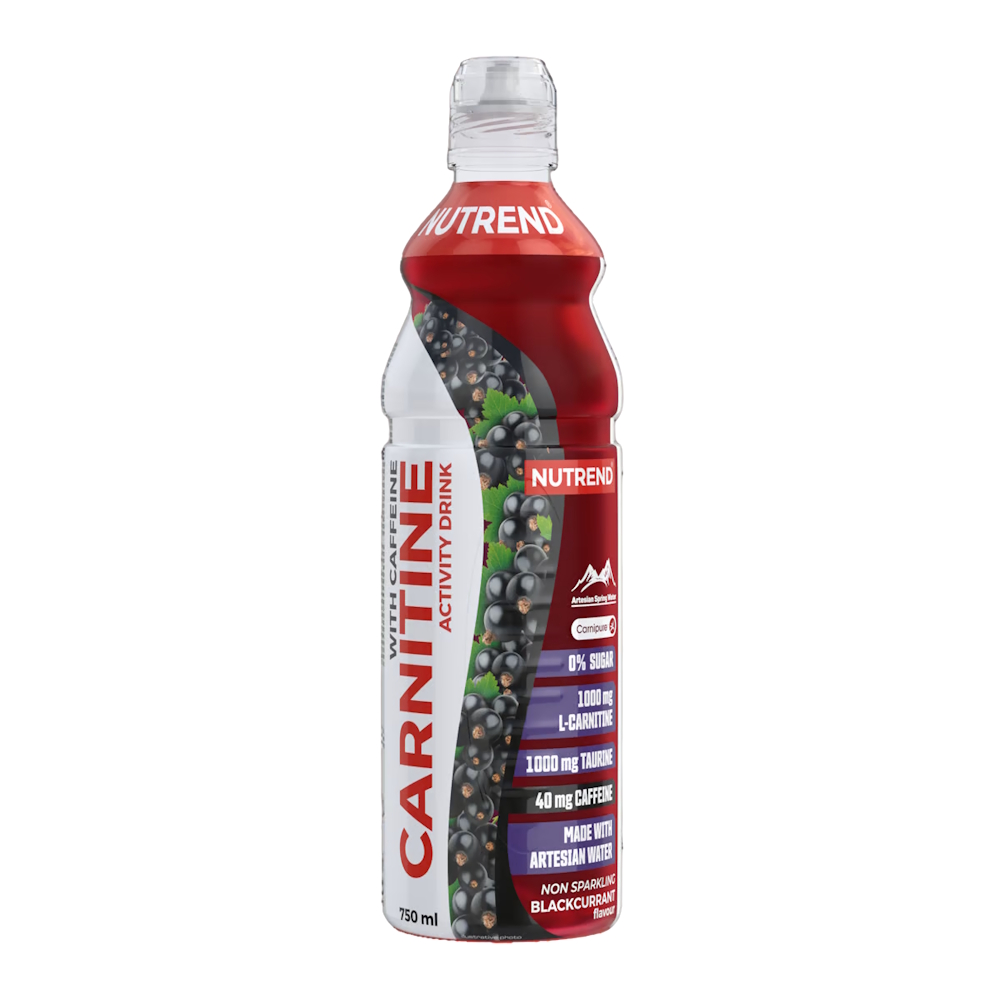 Drink Nutrend Carnitine Activity Drink 750 ml s kofeinem černý rybíz