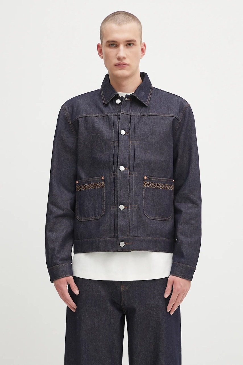 Drôle de Monsieur  Džínová bunda  La Veste Denim Brut