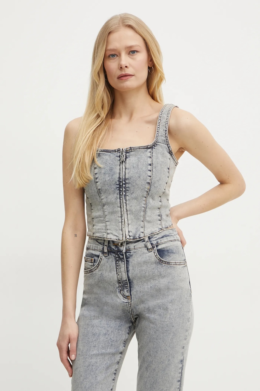 Džínová blůza Patrizia Pepe