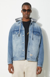 Džínová bunda Evisu Seagull & Evisu Embossed