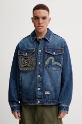 Džínová bunda Evisu Sheridan Daicock Printed