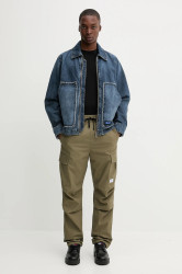 Džínová bunda Hugo Blue Chian tmavomodrá barva, přechodná, 50541725