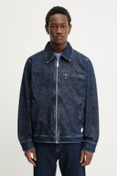 Džínová bunda Hugo Blue Elzo tmavomodrá barva, přechodná, 50551917