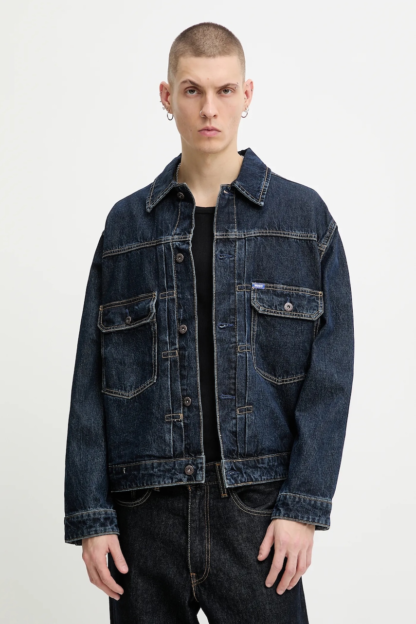 Džínová bunda Hugo Blue Nial