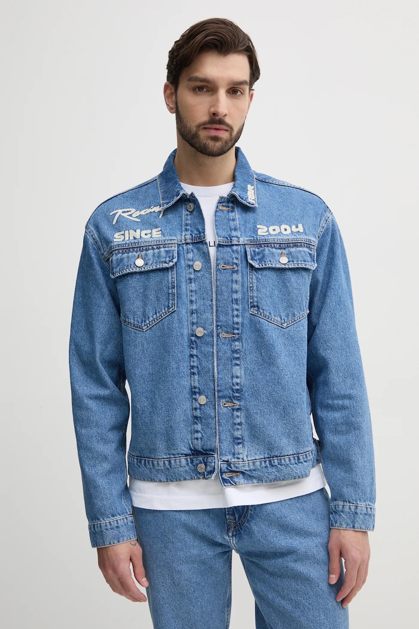 Džínová bunda Red Bull Racing x Pepe Jeans PRINTED RACE JACKET