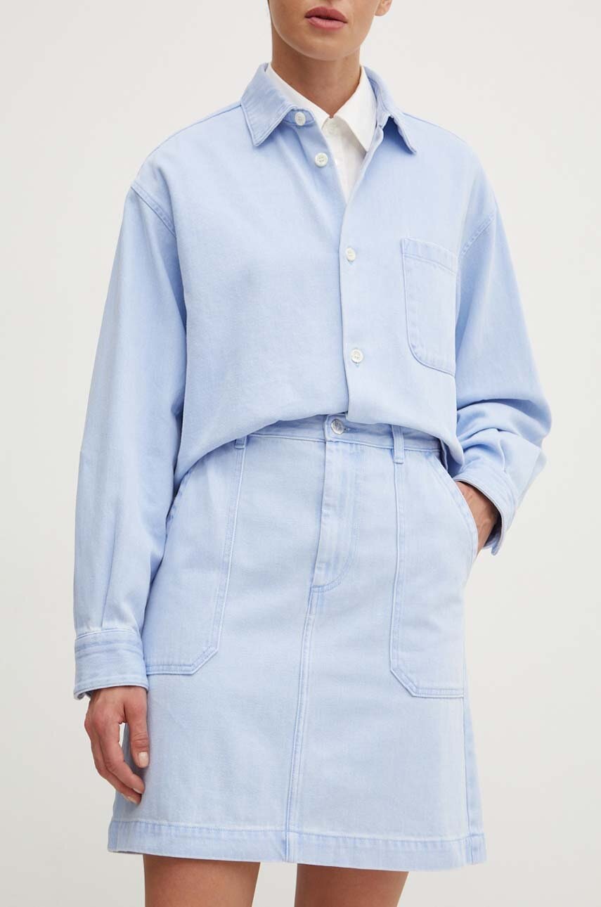 Džínová sukně A.P.C. jupe lea