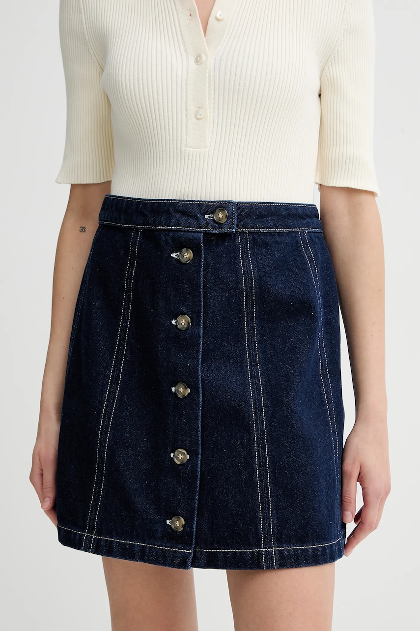 Džínová sukně A.P.C. jupe pipa