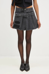 Džínová sukně AMBUSH Denim Pleats Skirt