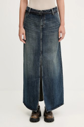 Džínová sukně G-Star Baggy Maxi tmavomodrá barva, mini, D25979-D577