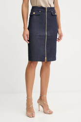 Džínová sukně Marciano by Guess tmavomodrá barva, mini, 5YPD40 7457A