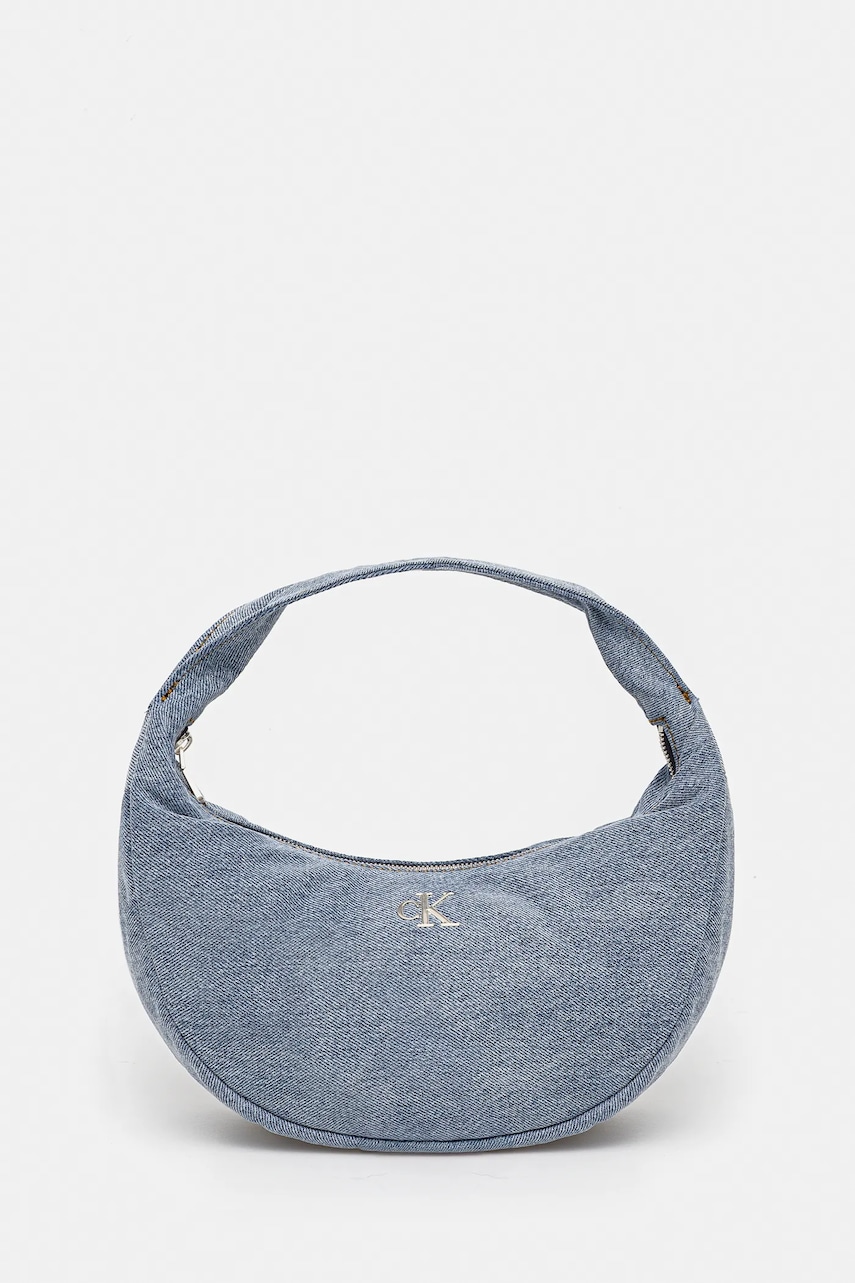 Džínová taška Calvin Klein modrá barva, LV04F3207G
