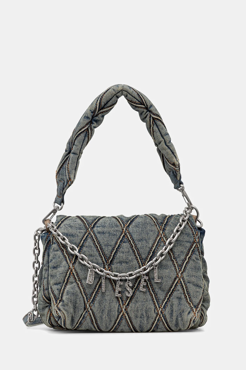 Džínová taška Diesel CHARM-D CHARM-D modrá barva, X09596.P5570