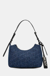 Džínová taška Dkny SHELLY modrá barva, R523VK81