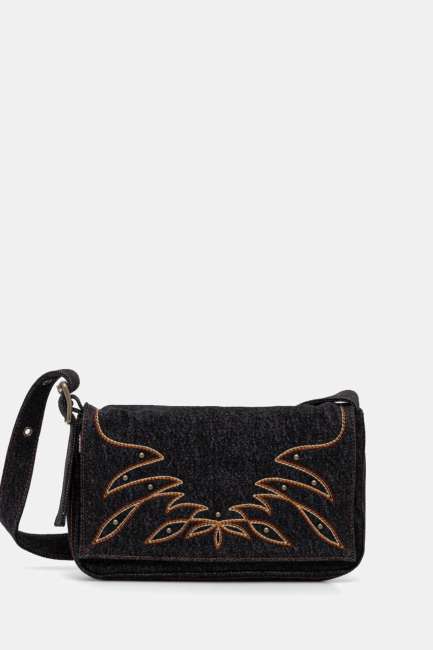 Džínová taška Levi's černá barva, 004CG