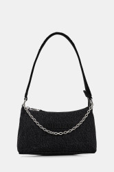 Džínová taška Tommy Jeans černá barva, AW0AW18083