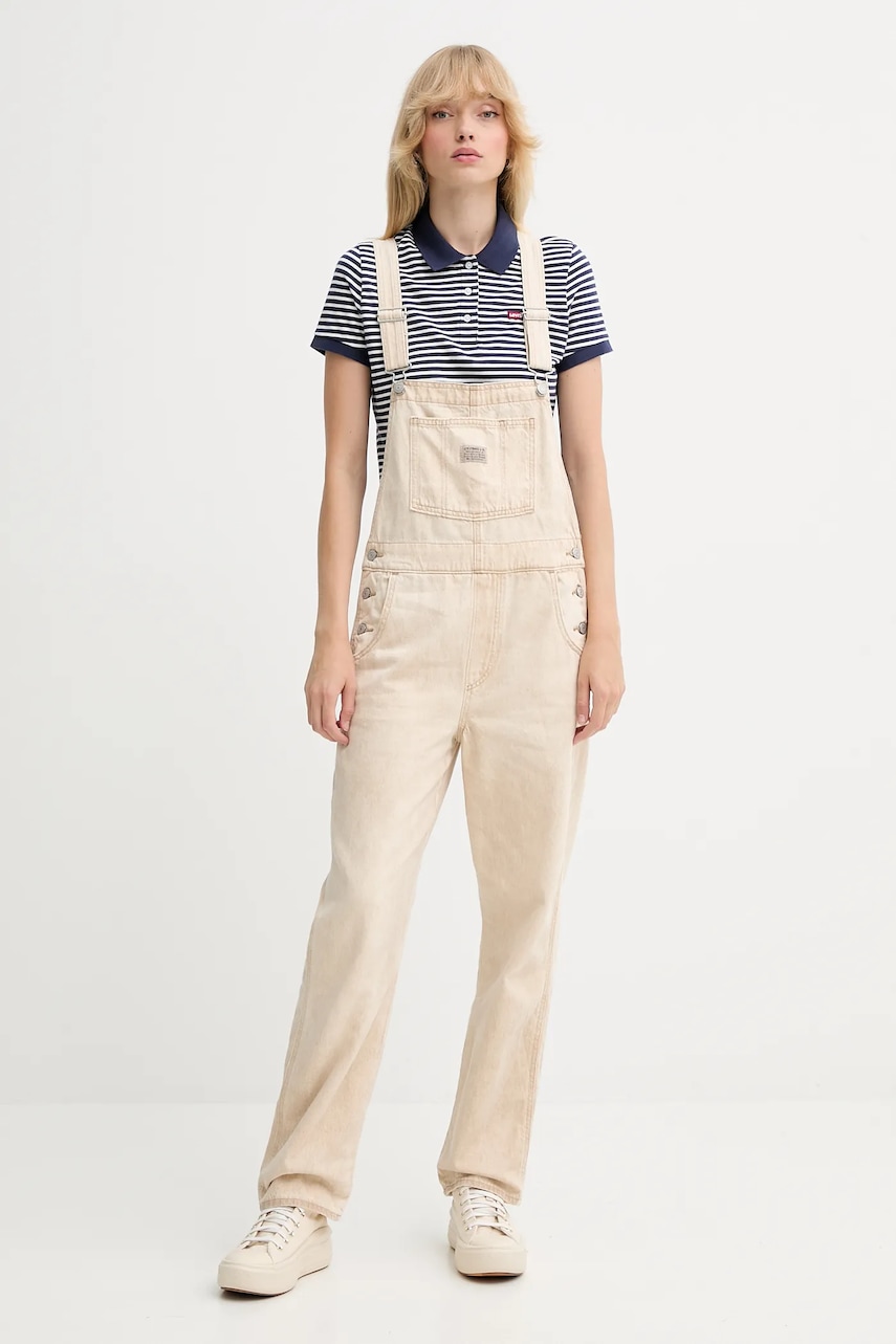 Džínové lacláče Levi's VINTAGE OVERALL