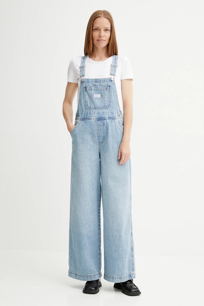 Džínové lacláče Levi's XL OVERALL