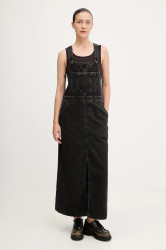 Džínové šaty G-Star Skater Maxi černá barva, maxi, D27734-E091