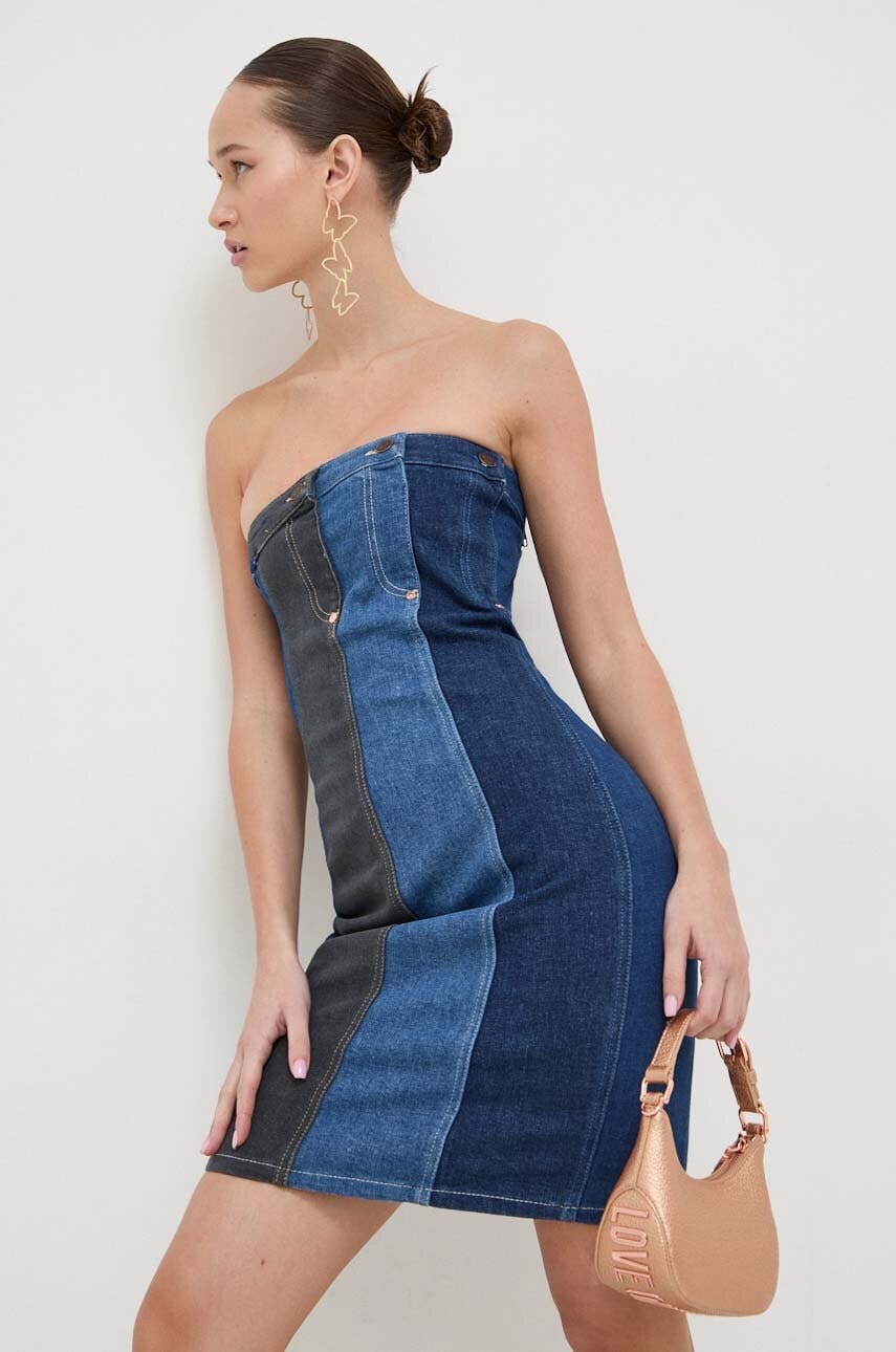Džínové šaty Moschino Jeans