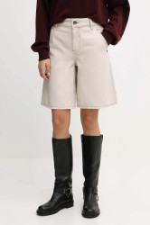Džínové šortky Miss Sixty dámské, béžová barva, high waist, 6S3JJ47100