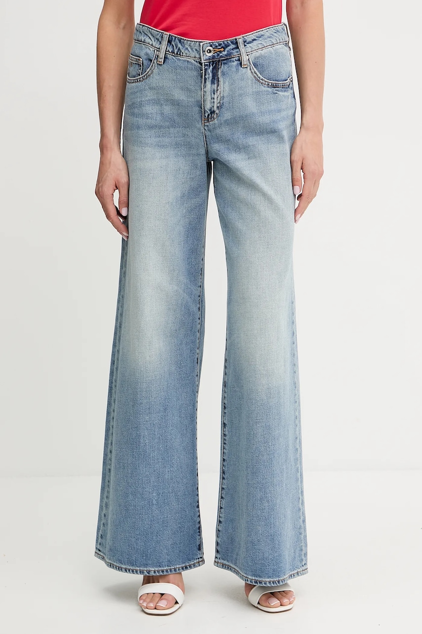 Džíny Armani Exchange dámské, high waist, XW001184 AF12851