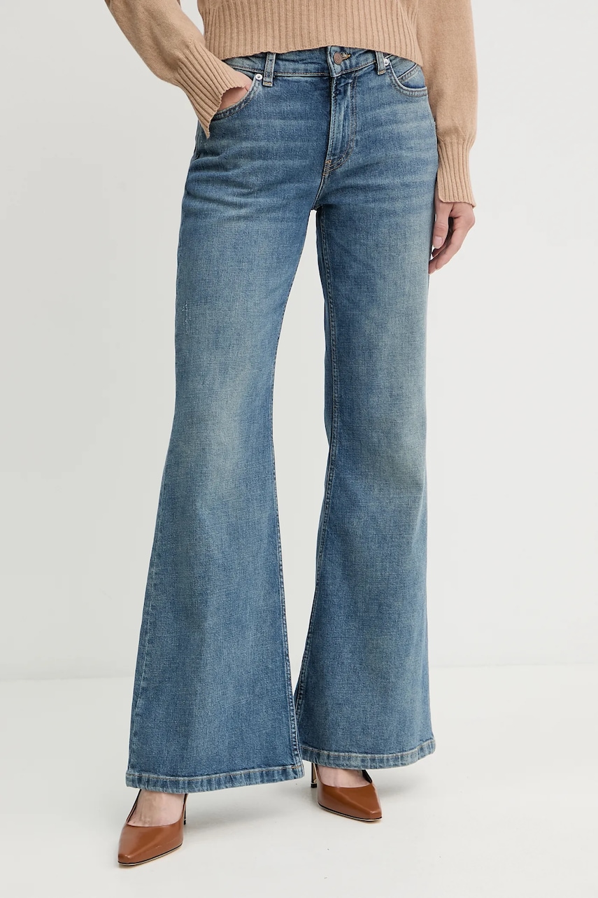 Džíny BOSS Orange C_SOFT BOOTCUT LR dámské, high waist, 50545050