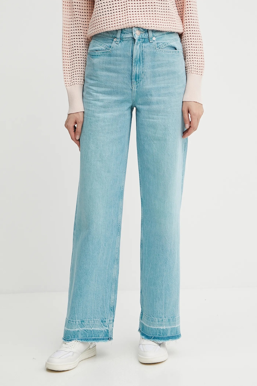 Džíny BOSS Orange dámské, high waist, 50540239