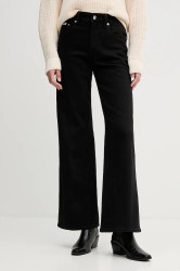 Džíny Calvin Klein Jeans dámské, černá barva, LV047D907G