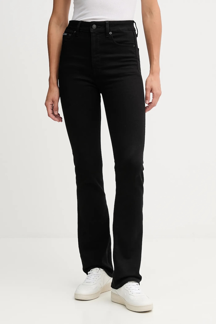 Džíny Calvin Klein Jeans dámské, high waist, LV047D739G