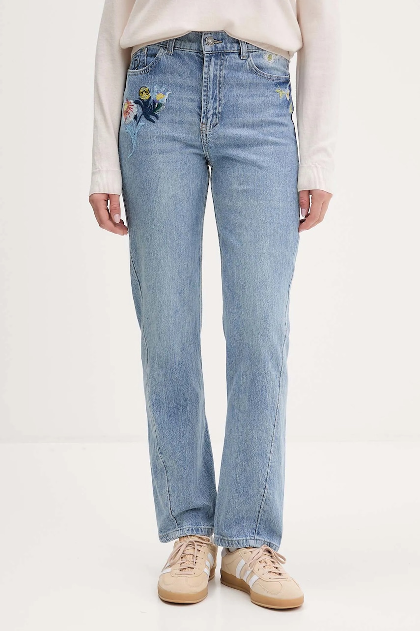 Džíny Desigual SUNFLO dámské, high waist, 25WWDD23