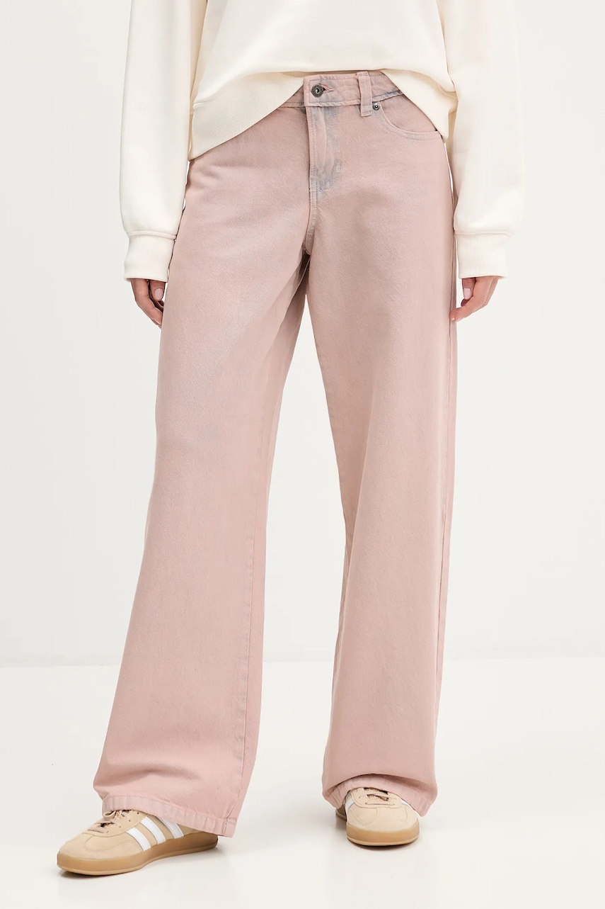 Džíny Dickies dámské, růžová barva, DK0A87NM