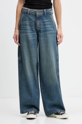 Džíny Dickies dámské, tmavomodrá barva, DK0A4Z6S