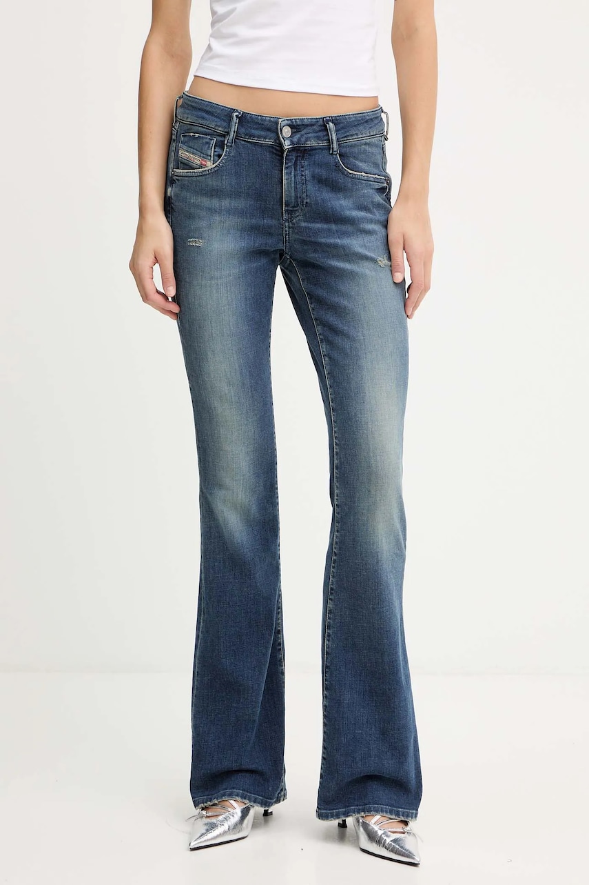 Džíny Diesel 1969 D-EBBEY L.32 dámské, high waist, A11003.09L96