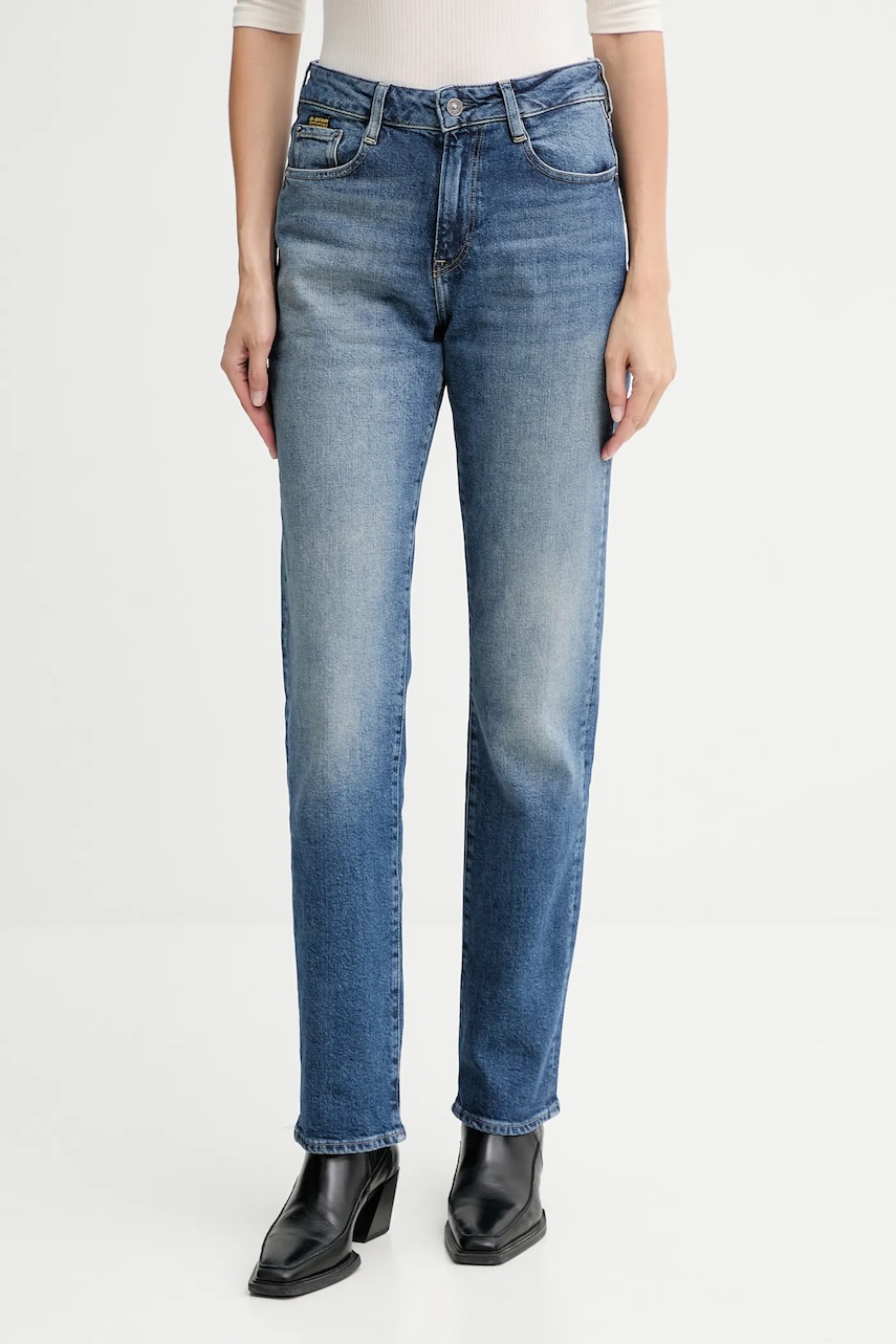 Džíny G-Star Iggie Straight dámské, medium waist, D27704-E106