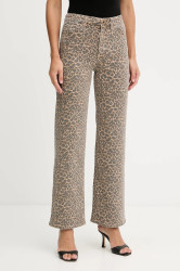 Džíny Guess dámské, hnědá barva, W5YA1A WHFP2