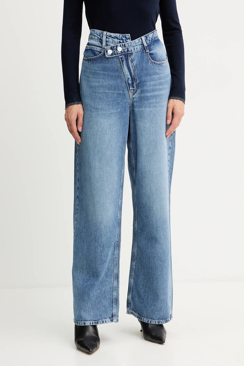 Džíny Guess GINA dámské, tmavomodrá barva, W5YA2G D5QKB