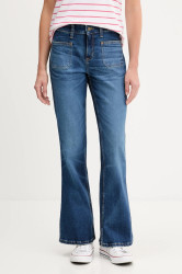 Džíny Guess Jeans dámské, high waist, W5YA1Z D5RA1