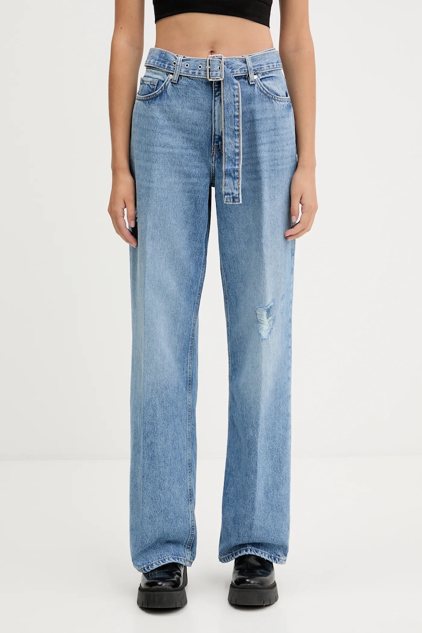 Džíny HUGO 937_12 dámské, high waist, 50541510