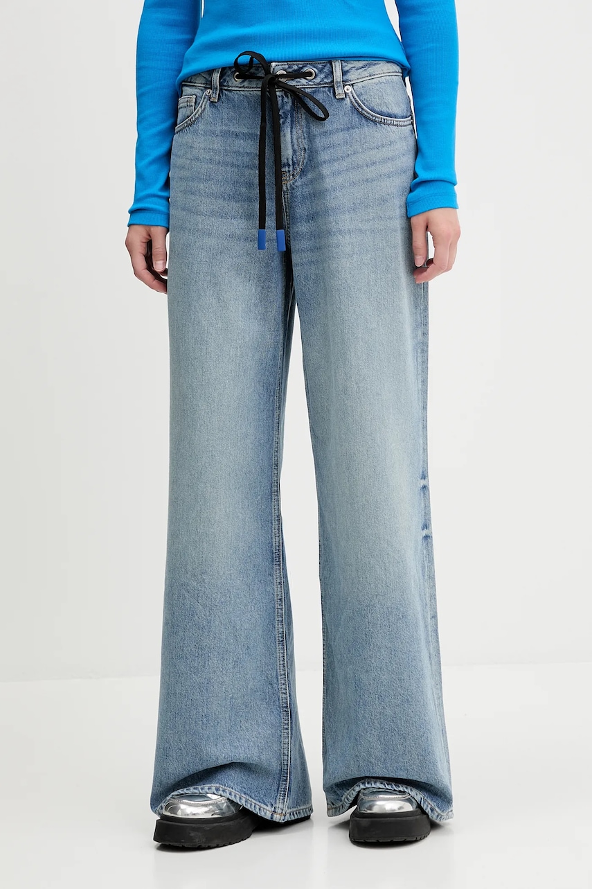 Džíny Hugo Blue Gobana_B dámské, modrá barva, 50546341